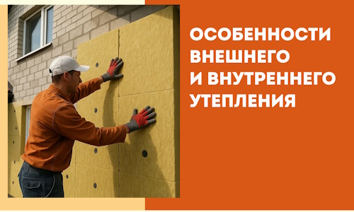 Какие особенности внешнего и внутреннего утепления в Людиново
