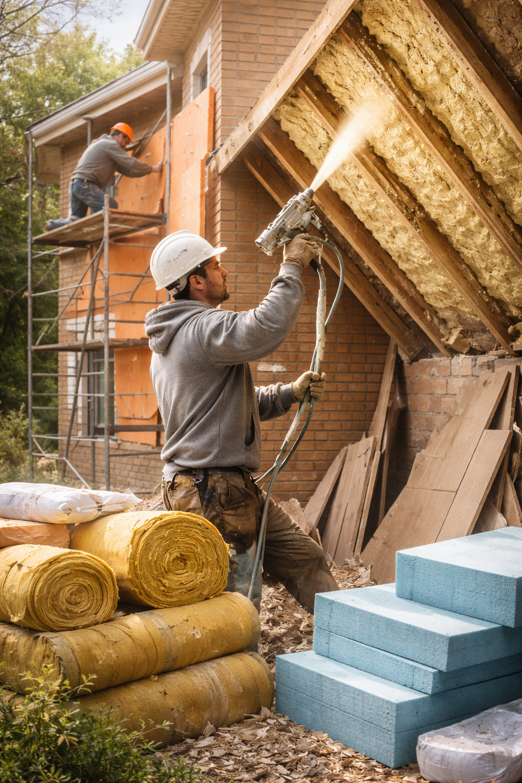 Утепление домов в Людиново под ключ от 4275 руб/м2 | Профессионально — ТепломастерЛюд