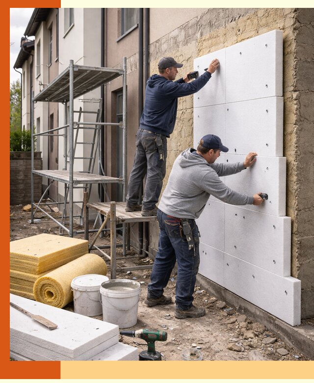 Утепление таунхауса с гарантией комфорта в Людиново