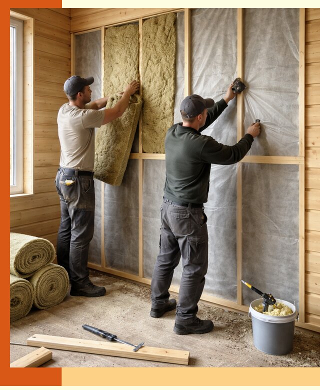 Утепление дома из минибруса в Людиново: комплексные теплоизоляционные работы