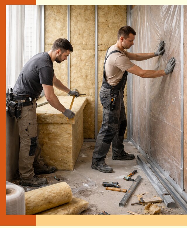 Профессиональное утепление лоджии в Людиново эффективно и надежно