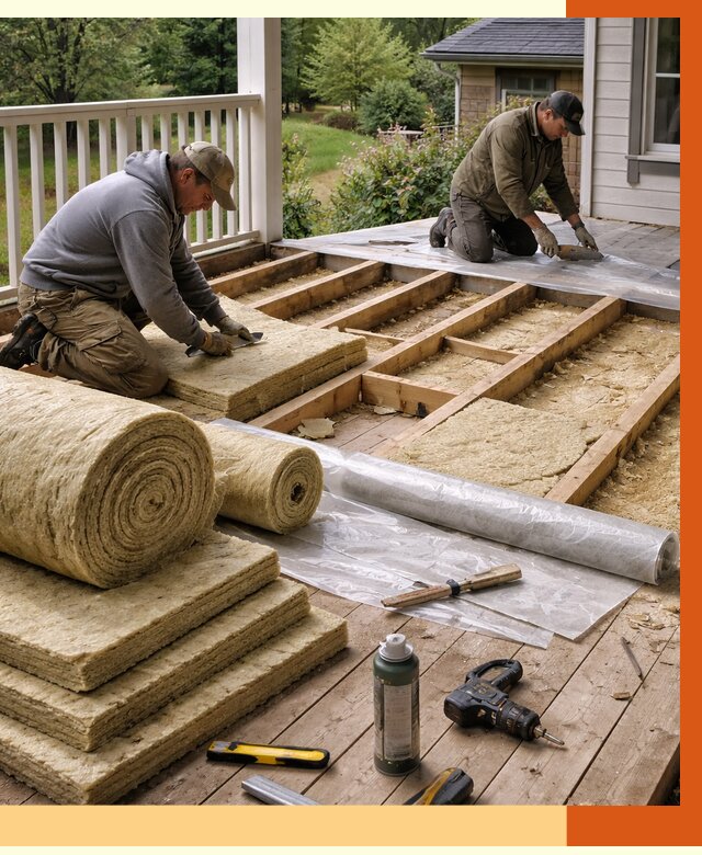 Утепление террасы в Людиново от 4275 руб./м2 — утеплить террасу под ключ | ТепломастерЛюд