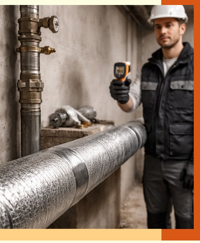 Утепление труб водоснабжения в Людиново от 8651 руб. за м² — услуги ТепломастерЛюд