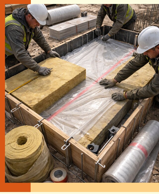 Теплоизоляция опалубки для строительства в Людиново