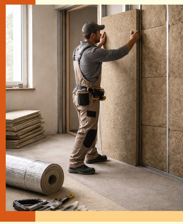 Шумоизоляция дома в Людиново — комплексная защита от шума