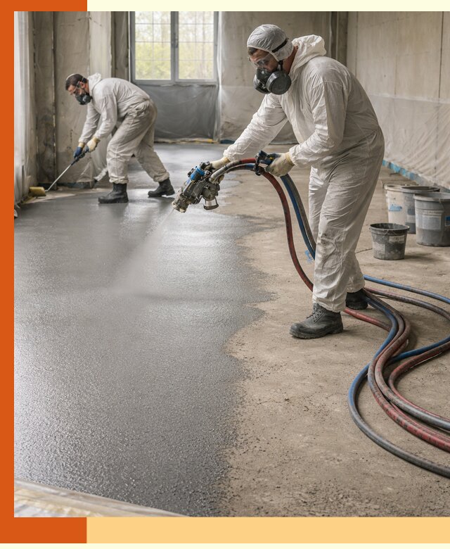 Гидроизоляция полимочевиной полов и конструкций в Людиново