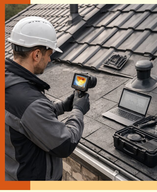 Тепловизионное обследование кровли в Людиново для выявления дефектов