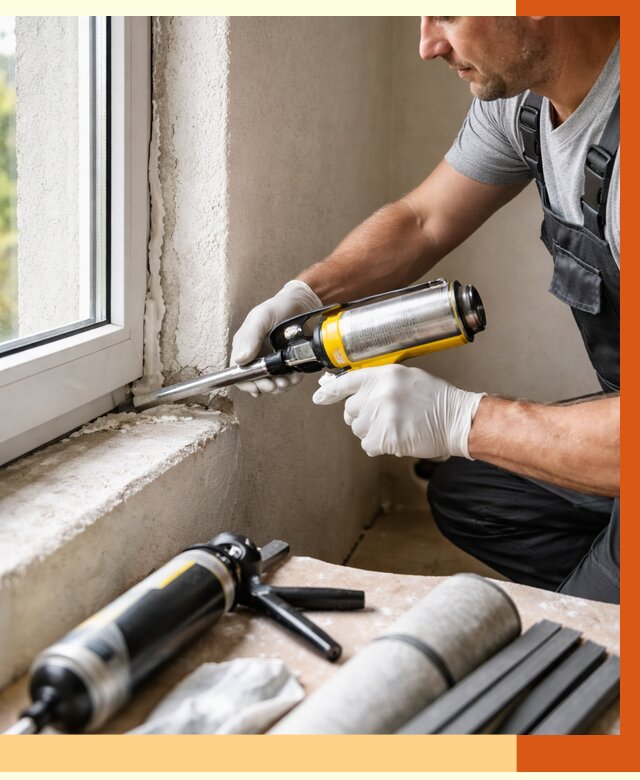 Герметизация стыков и примыканий в Людиново от 1221 руб. под ключ | ТепломастерЛюд